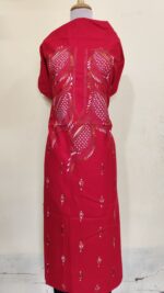 Pure Cotton Men’s Kurta – Unstitched Fabric with Kantha Stitchwork & Embroidery
