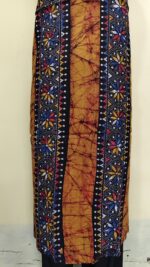 Pure Cotton Men’s Kurta – Unstitched Kantha Embroidery Hand Batik Work - Image 6
