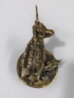 Brass Tribal Deer and Fawn Figurine – Handcrafted Dhokra Art Showpiece - Image 3