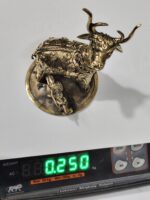 Brass Tribal Deer and Fawn Figurine – Handcrafted Dhokra Art Showpiece - Image 6