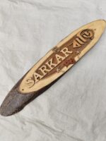 Wooden Carved Surname Name Plate (Sarkar Bari) - Image 3