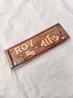 Wooden Carved Surname Name Plate (Roy House) Image of the house - Image 2