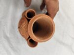 Handcrafted Terracotta Sculpture – Rabindranath Tagore Portrait - Image 3