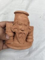 Handcrafted Terracotta Sculpture – Rabindranath Tagore Portrait