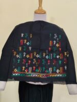 Handcrafted Cotton Kantha Stitch Blouse with Folk Art Embroidery