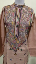 Cotton Kantha Stitch Men’s Kurta Panjabi – Hand Embroidered Ethnic Wear - Image 3
