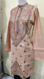 Cotton Kantha Stitch Men’s Kurta Panjabi – Hand Embroidered Ethnic Wear - Image 4