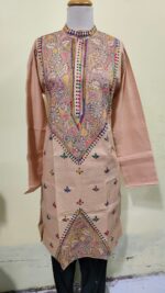 Cotton Kantha Stitch Men’s Kurta Panjabi – Hand Embroidered Ethnic Wear - Image 2