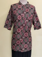 Cotton ajrakh print Half sleeve shirts - Image 4