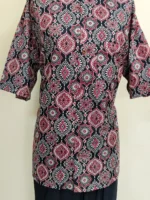 Cotton ajrakh print Half sleeve shirts - Image 2