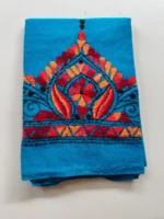 Cotton Kantha Hand work Blouse Material Floral Motifs