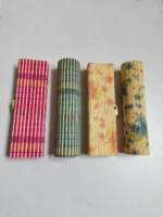 Handmade Bamboo Storage Box – Multicolor & Floral Designs (Set of 4) - Image 4