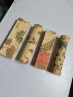 Handmade Bamboo Storage Box – Floral Printed Designs (Set of 4) - Image 2