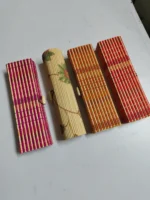 Handmade Bamboo Placemats – Multicolor & Floral Designs (Set of 4) - Image 3