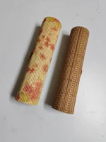 Handmade Bamboo Storage Case – Floral & Woven Designs (Set of 2) - Image 2