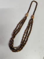 Handcrafted Wooden Bead Necklace - Image 2