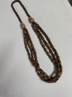 Handcrafted Wooden Bead Necklace - Image 3