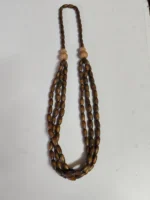 Handcrafted Wooden Bead Necklace - Image 4