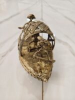 Handcrafted Dhokra Brass Boat Sculpture – Traditional Folk Art - Image 2