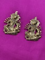 Handcrafted Brass Deity Figurines – Pair of Traditional Idols - Image 3