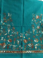 Premium Cotton Kantha Stitch Blouse Material –  Floral Embroidered Blouse Fabric - Image 2