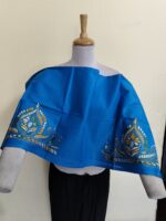 Premium Cotton Kantha Stitch Blouse Material – Floral Design Blue - Image 5