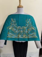 Premium Cotton Kantha Stitch Blouse Material – Handcrafted Floral Embroidered
