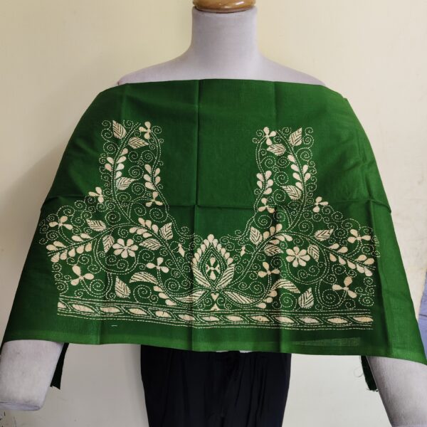 Bottle Green Blouse Material