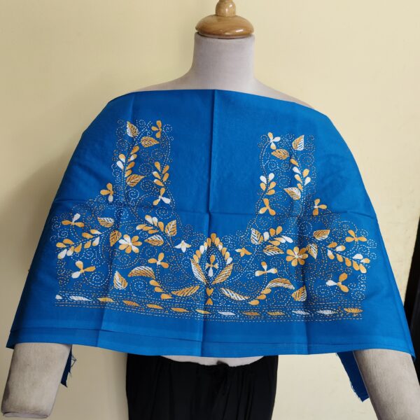 Blue Blouse Material