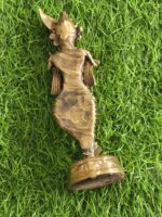 Handcrafted Dokra Brass Lord Krishna Showpiece – Traditional Tribal Metal Art - Image 4