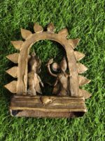 Handcrafted Dokra Brass Ganesha & Lakshmi Showpiece – Traditional Tribal Metal Art - Image 5