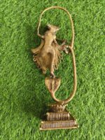 Handcrafted Dokra Brass Krishna Showpiece – Traditional Tribal Metal Art Décor - Image 5