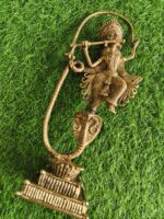 Handcrafted Dokra Brass Krishna Showpiece – Traditional Tribal Metal Art Décor - Image 2