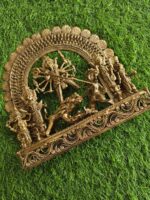 Handcrafted Dokra Brass Durga Wall Art Showpiece – Traditional Tribal Metal Craft - Image 3