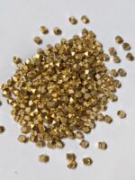 Gold Plated Faceted Spacer Beads Diamond Cut (Pack of 100) - Image 4
