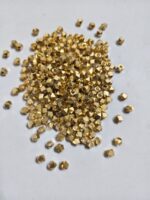 Gold Plated Faceted Spacer Beads Diamond Cut (Pack of 100) - Image 3