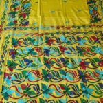 Yellow saree