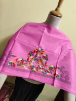 Handicraft Kantha Stitch Cotton Blouse Piece Material (Pink) - Image 3