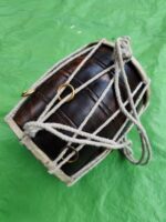 Handmade Wooden Dholak Drum – Traditional Indian Folk Musical Instrument - Image 3