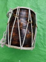 Handmade Wooden Dholak Drum – Traditional Indian Folk Musical Instrument