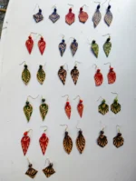 Handmade Leather Earrings Wholesale