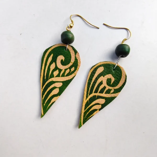 Leather Earring