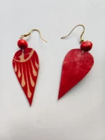 Leather Earrings for women and girls - Image 4