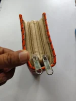 Kantha stitch purse double zipper premium Wallet for women - Image 5