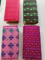 Kantha Cotton Zip Wallet – Double Zipper Compartmentsy (4 Set) - Image 4