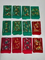 Wholesale Blouse Material kantha Stitch (12 Piece Design Set)