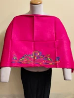 Cotton Premium Kantha Stitch Blouse Material Magenta