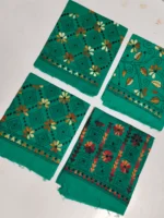 Pure Cotton Kantha Stitch blouse Material (4piec) - Image 2