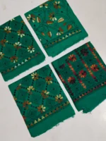 Pure Cotton Kantha Stitch blouse Material (4piec) - Image 3