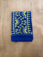 Kantha Stitch Blouse Material Blue - Image 4